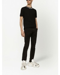 Dolce & Gabbana Slim Fit Faded Denim Jeans
