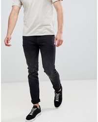 Celio Slim Fit Jeans With Stretch In Black Wash