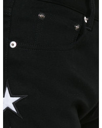 Givenchy Slim Fit Star Embroidered Jeans