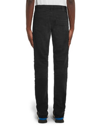 Givenchy Slim Fit Zip Detailed Stretch Denim Jeans