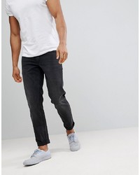 ASOS DESIGN Slim Jeans In Washed Black