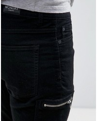 Cheap Monday Spray On Jeans In Black