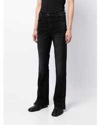 Amiri Stack Distressed Effect Flared Jeans