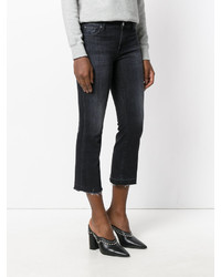 7 For All Mankind Stonewashed Cropped Jeans