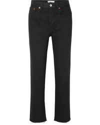 RE/DONE Stove Pipe Rigid High Rise Straight Leg Jeans