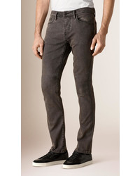 Burberry Straight Fit Stone Wash Stretch Jeans