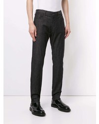 Emporio Armani Straight Leg Five Pocket Jeans