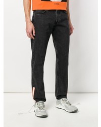 Heron Preston Straight Leg Side Zip Jeans