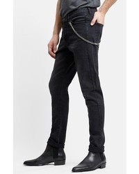 The Kooples Stretch Denim Jeans With Chain