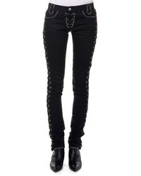 Saint Laurent Studded Jeans W Corset Sides