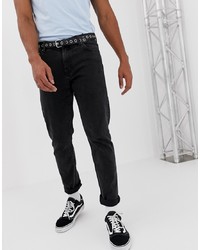 Weekday Sunday Tapered Jeans Tuned Black