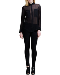 Alexander Wang T By High Waisted Stretch Skinny Jeans