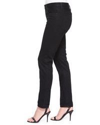 Alexander Wang T By Relaxed Fit Straight Leg Jeans Black