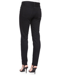 Alexander Wang T By Relaxed Fit Straight Leg Jeans Black
