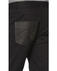 Alexander Wang T By Twill Jeans With Leather Back Pocket