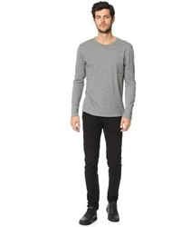 Alexander Wang T By Twill Jeans With Leather Back Pocket
