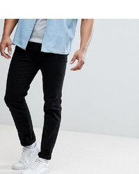 ASOS DESIGN Tall Tapered Jeans In Black