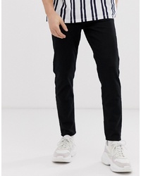 New Look Tapered Jeans In Black