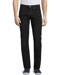 7 For All Mankind The Straight Washed Jeans Black