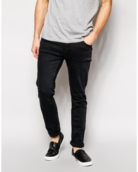 Cheap Monday Tight Skinny Jeans In Washed Black