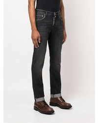 Jacob Cohen Turn Up Straight Leg Jeans