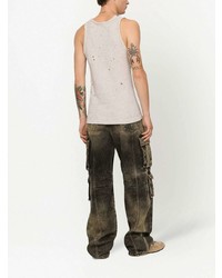 Dolce & Gabbana Washed Effect Cargo Jeans