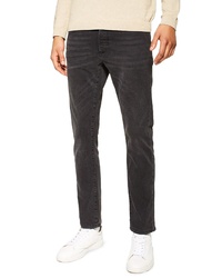 Topman Washed Stretch Slim Fit Jeans