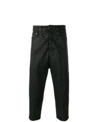 Rick Owens DRKSHDW Waxed Cropped Jeans