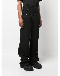 Off-White Wide Leg Layered Trousers