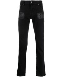 Just Cavalli Zip Detail Fitted Jeans