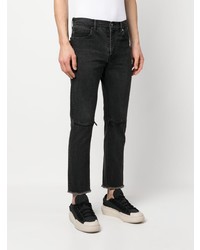 Undercover Zip Detail Frayed Jeans