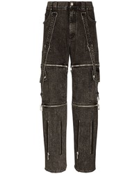 Dolce & Gabbana Zip Detailing Loose Fit Jeans