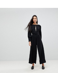 Asos Tall 40s Tea Jumpsuit With Sleeve Detail