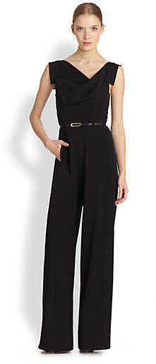 Black Halo Jackie Jumpsuit | Where to buy & how to wear