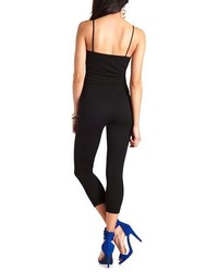 Charlotte Russe Strappy Bodycon Jumpsuit