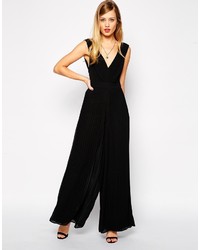 Asos Collection 70s Jumpsuit With Pleats