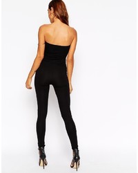 Asos Collection Bandeau Jersey Jumpsuit With Sweetheart Neck