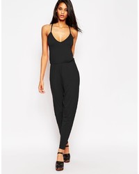 Asos Collection Cami Jumpsuit With Cross Back