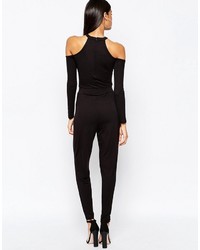 Asos Collection Jersey Jumpsuit With Cold Shoulder