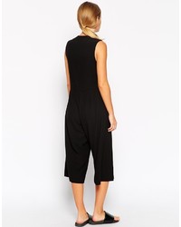 Asos Collection Jumpsuit With Tuxedo Wrap