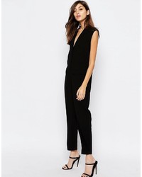 Asos Collection Sleeveless Wrap Jumpsuit