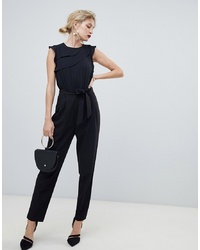 Oasis Jumpsuit With Frill Detail In Black