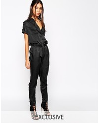 Never Fully Dressed Relaxed Jumpsuit With Utility Details