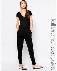 One Day Tall Jersey Cap Sleeve Slouch Jumpsuit
