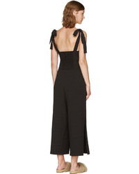 See by Chloe See By Chlo Black Crepe Bow Jumpsuit