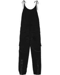 Tom Ford Silk Georgette Jumpsuit Black