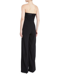 Trina Turk Strapless Combo Structured Jumpsuit