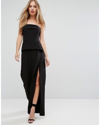 Forever New Tailored Bandeau Jumpsuit With Split Leg