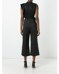Self-Portrait Tailored Cropped Jumpsuit