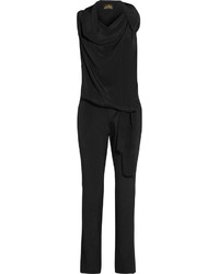 Vivienne Westwood Anglomania Square Crepe Jumpsuit Black